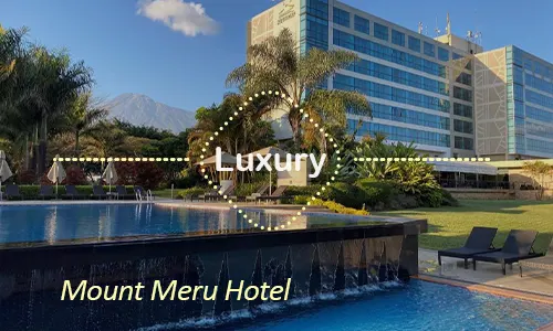 Mount Meru Hotel departure view
