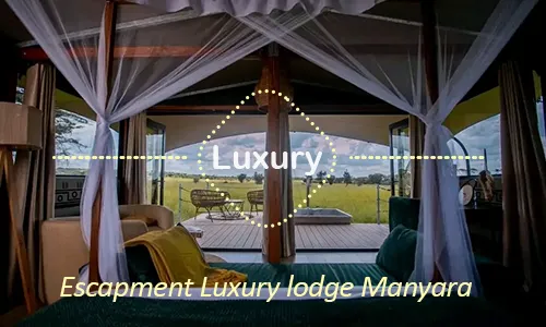 Escapment Luxury Lodge Manyara - Private luxury suite at Lake Manyara