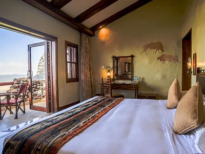 Ngorongoro Serena Safari Lodge perched on the crater rim, ideal for honeymoon luxury safari Tanzania