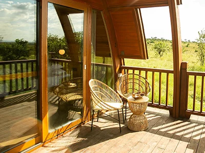 The Ark Serengeti luxury accommodation with savannah views